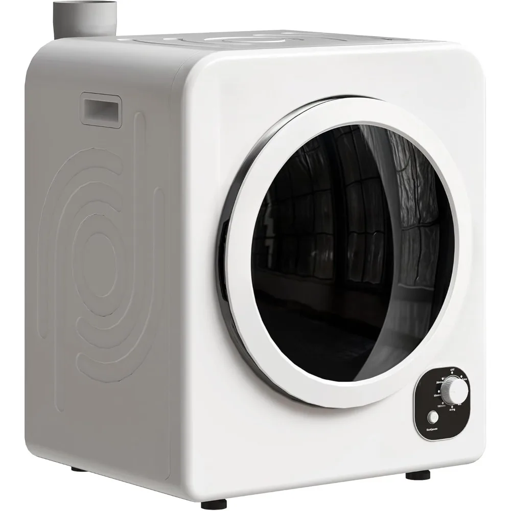 

Портативная сушилка для одежды HOMCOM, 120 В, компактная сушилка для белья с фронтальной загрузкой, 1300 Вт, 3,3 куб. футов. с ванной из нержавеющей стали и 4-мя автоматическими