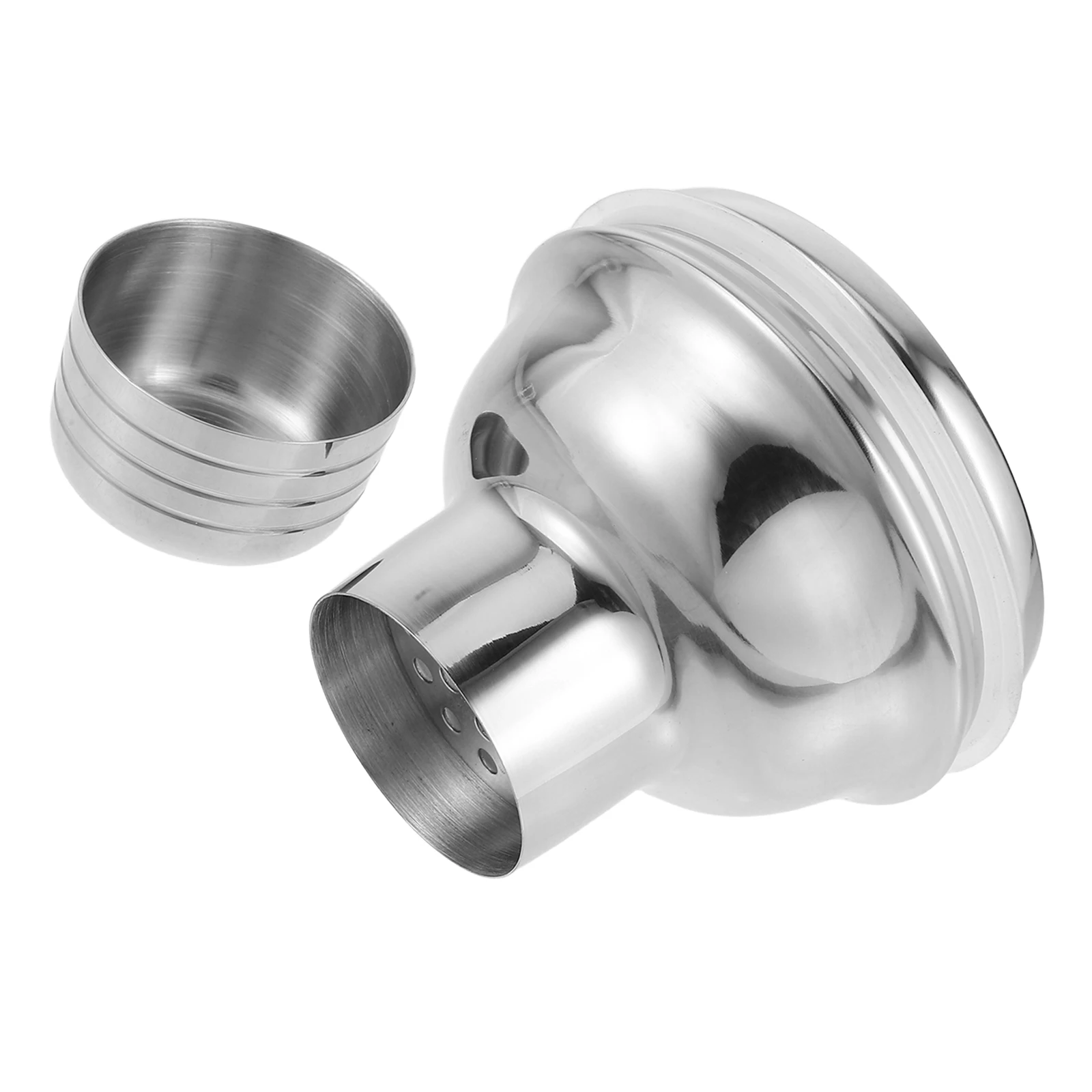 

Bartender Lid Cocktail Shaker Stopper Mixing Tools Equipment Making Accessories Silver Replacement