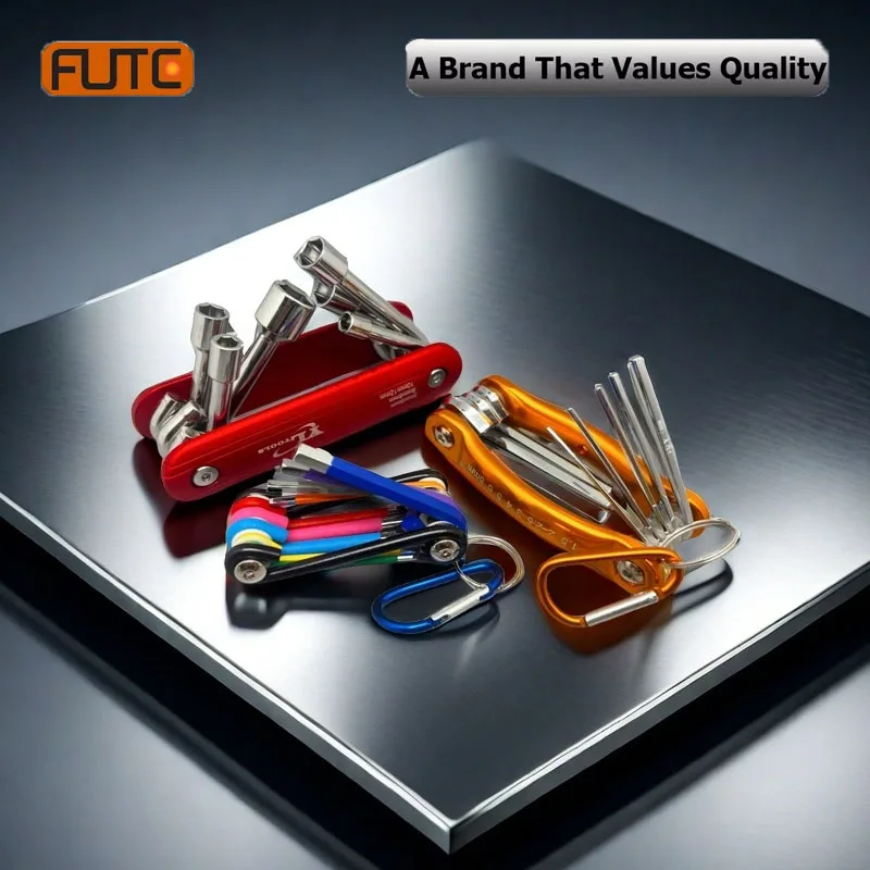 

Folding Allen Key Set L Wrench Hexagonal Spanner Socket Wrench Metric Disassembly Car Tools High-carbon Steel Hand Tools Key Set