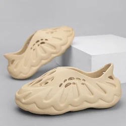 Summer Men's Slippers EVA Breathable Sandals Outdoor Garden Shoes Bathroom Slides Male Casual Slippers Clogs Loafers Flip Flops