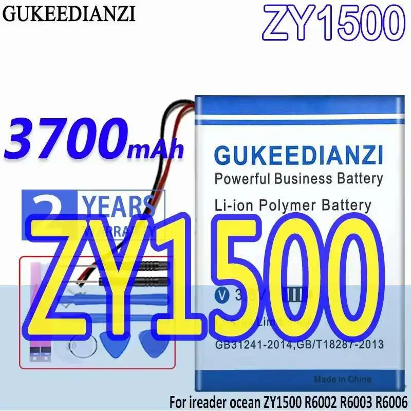 

E - Book Reader Battery 3700mAh For Ireader Ocean ZY1500 R6002 R6003 R6006