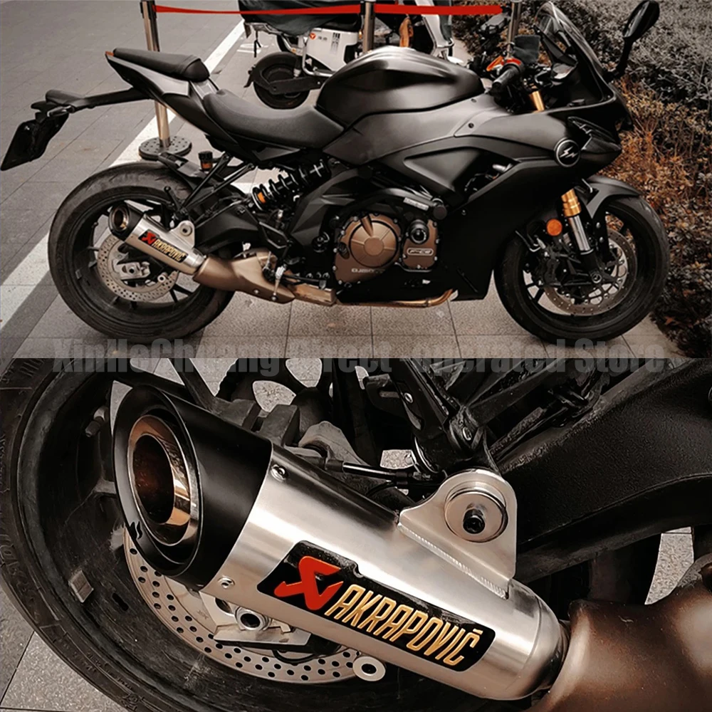 For Akrapovic Motorcycle Exhaust Pipe Stickers Metal Aluminum Emblem Decals Bike Muffler Logo Badge Motorbike Accessories image 5
