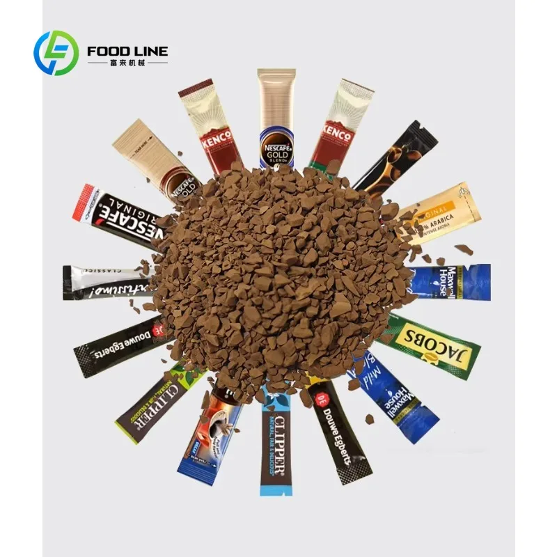 Customized Full Auto Multi Lane Vertical Back Seal Small Bag Filling Freeze Dried Espresso Granule Sachet Coffee Packing Machine