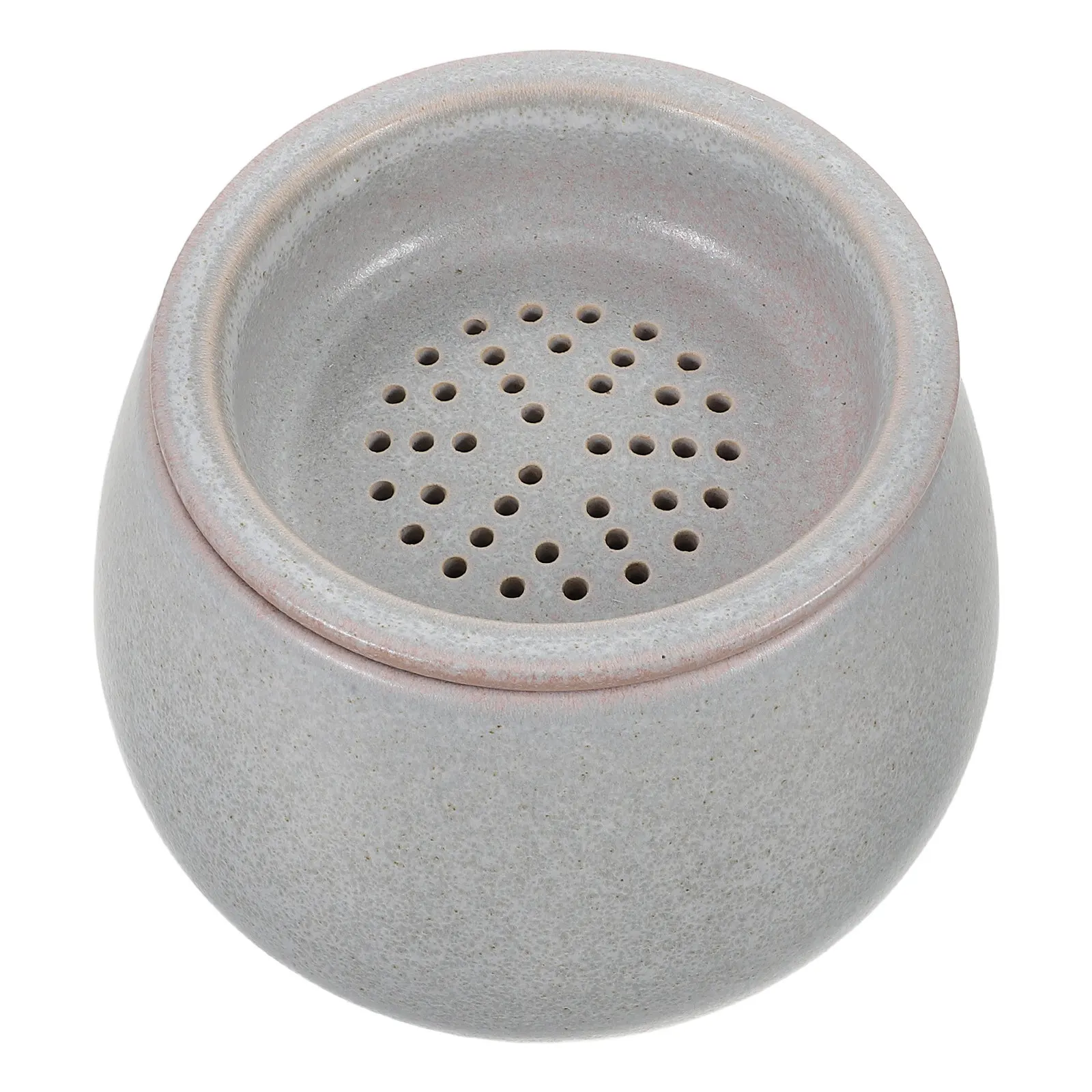 Ceramic Tea Residue Cup Tank Heat Resistant Vintage Design Builtin Strainer Pad Gongfu Tea Ceremony Washing Bowl