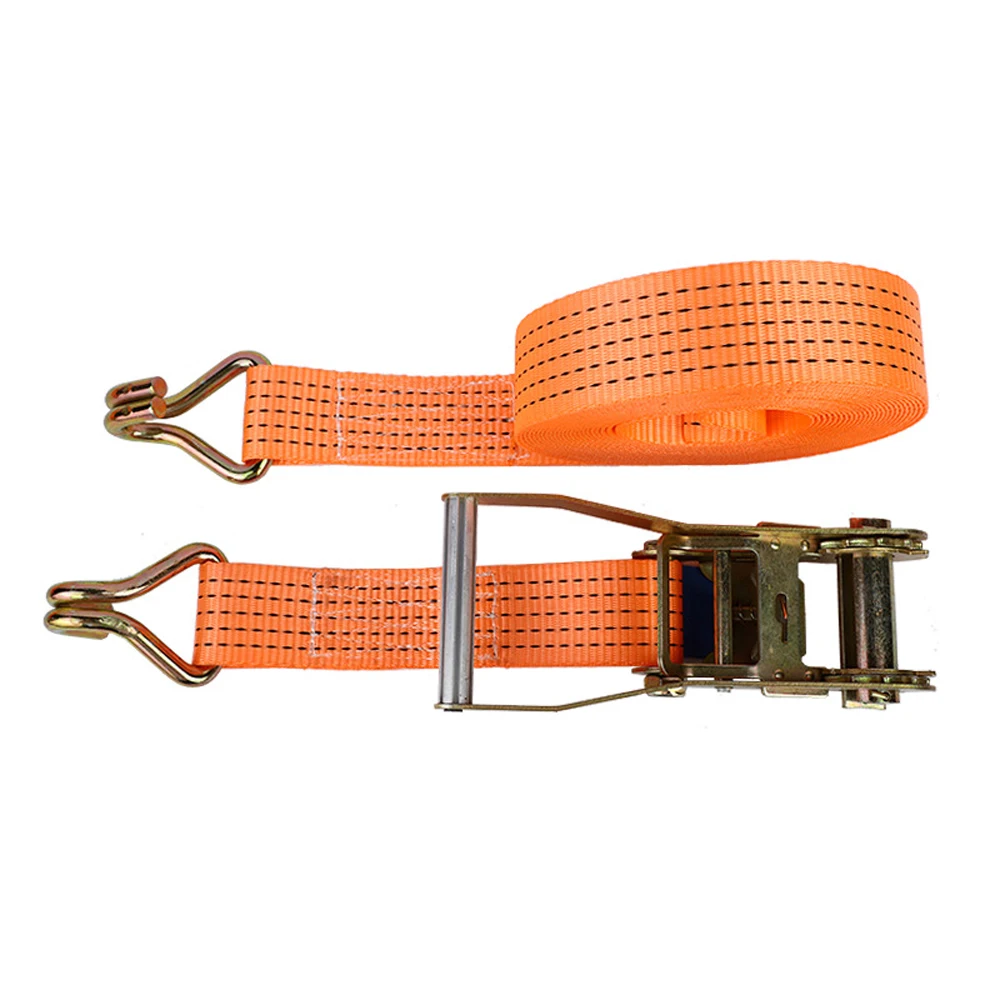 Ratchet Straps Tie Down Heavy Duty Rachet Tiedowns with Aluminium Handle Claw Lorry Lashing Car Strapping Belt Tensioner Binding