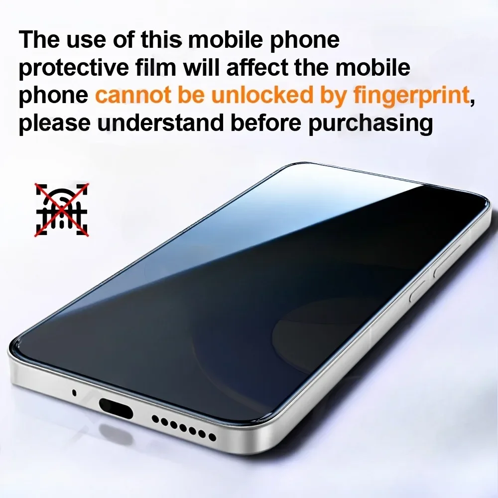 2 قطعة زجاج مقسى مضاد للتجسس لهاتف سامسونج جالاكسي S25 S24 Ultra S23 S22 S21 Plus S25 Edge S24 S23 FE غطاء كامل واقيات الشاشة #3