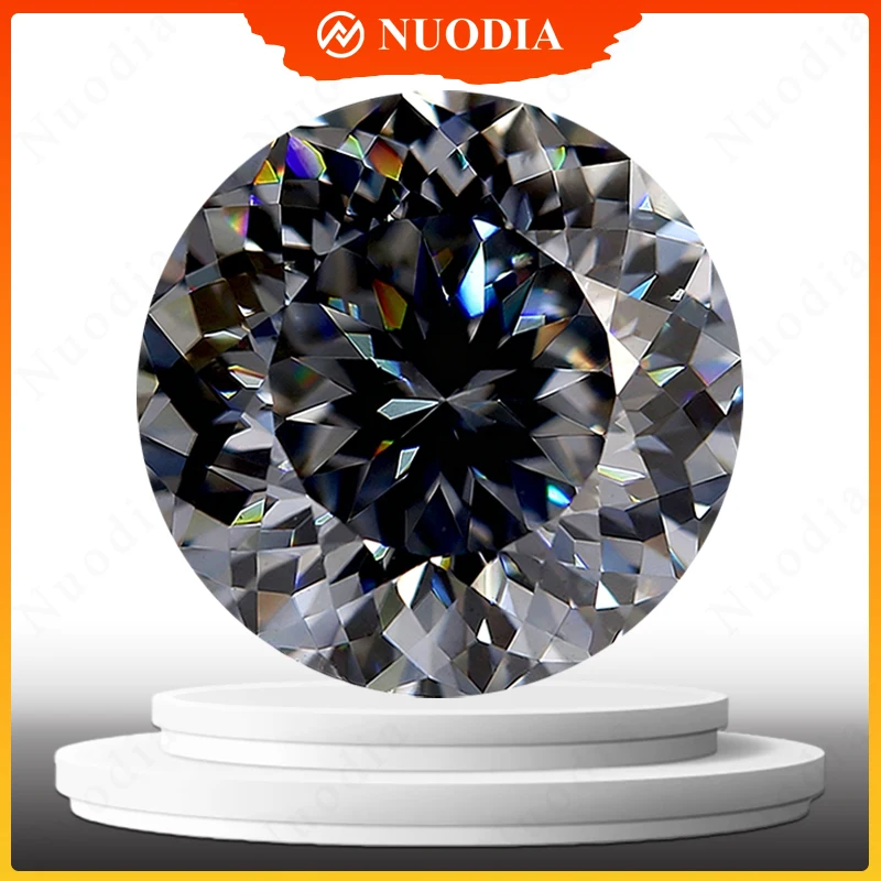 

100% Real Moissanite Loose Gemstones Gray Color 100 Faces Cut GRA Certified Moissanite Stones Lab Diamond for Jewelry Making DIY