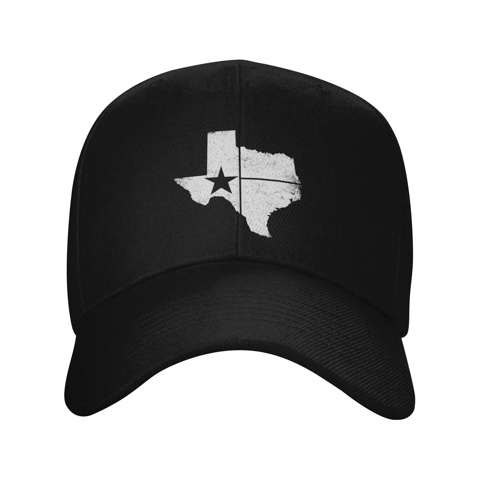 Texas State Flag Outline Baseball Cap  Stylish Trucker Hat Spring Unisex-Teens Outdoor Sport Baseball Caps