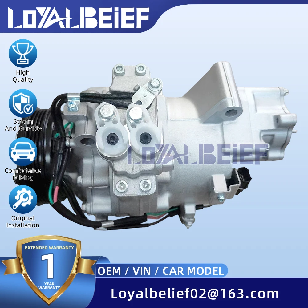 

HBC175 AC Compressor For 2006-2011 Honda Civic 1.3L Hybrid 8810-RMX-A01 38900-RMX-A01 38924-RMX-A01 HBC175 38810RMXA01