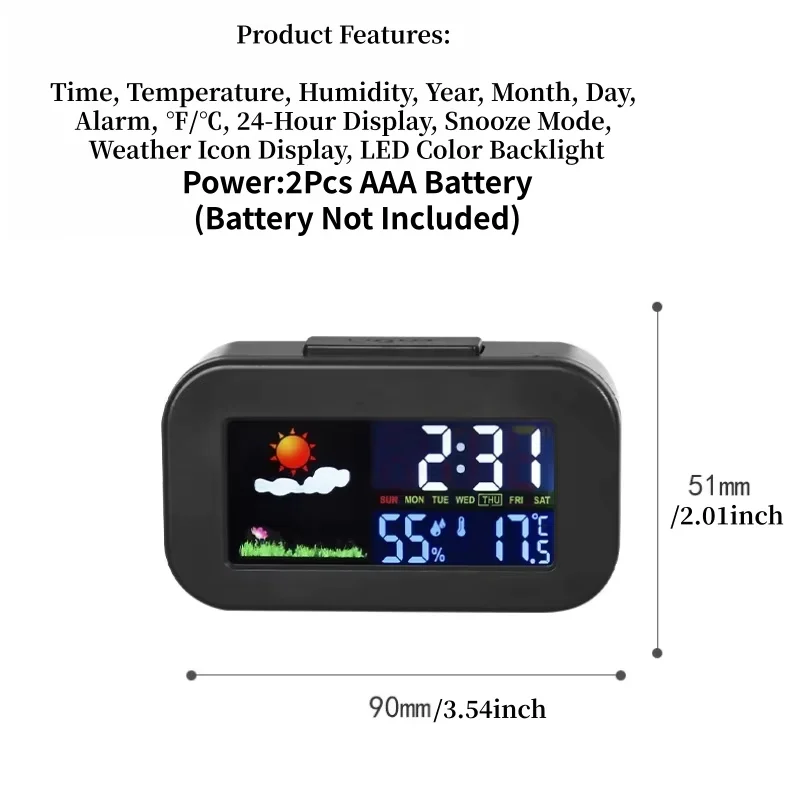 Thumbnail 2 - #81 Latest LED Bedside Alarm Clocks Offers