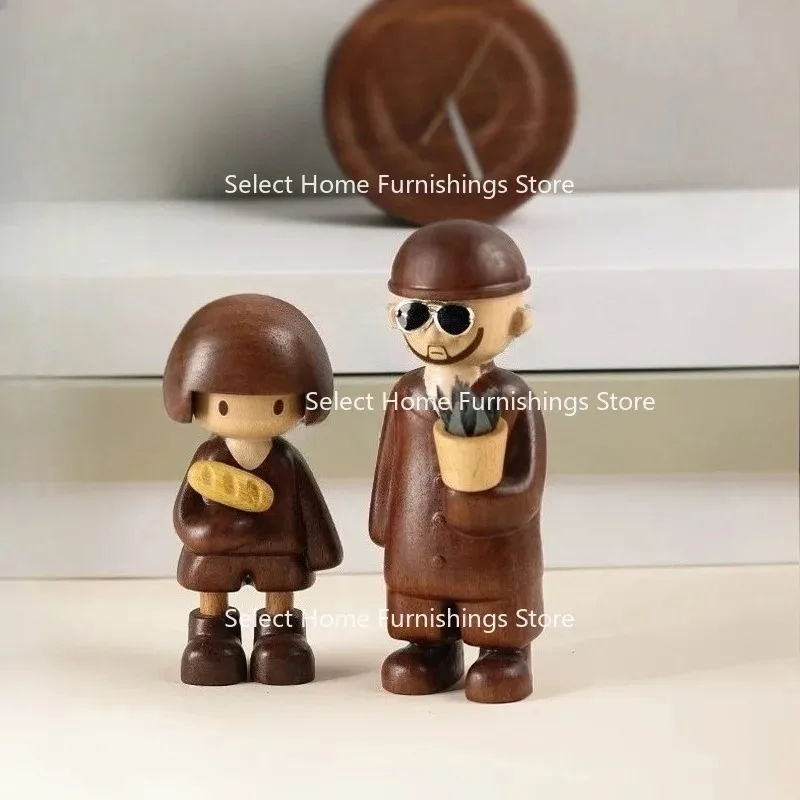 Suitable for Desktop Ornaments, High-end Office Wooden Decorative Ornaments, Valentine's Day Creative Gifts