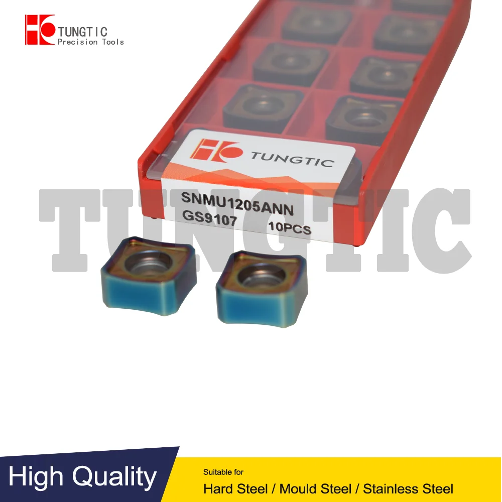 

SNMU1205ANN GS9107 TUNGTIC Lathe Turning Cutting Tools Milling Inserts Machining Metal