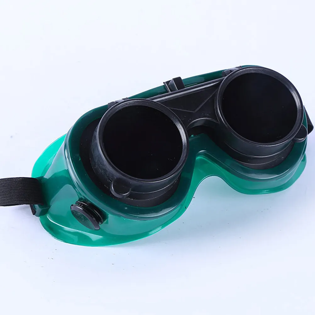 

3Pcs Welding Goggles Eye Protector Polished Thickness Safety Glasses Anti-Glare Electric Welding Glasses Breathable Dust-Proof