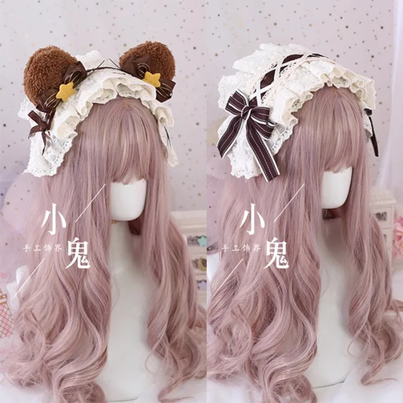 

Lolita Bear Ear Headband Hairpin Lolita Bear Ear KC headbands