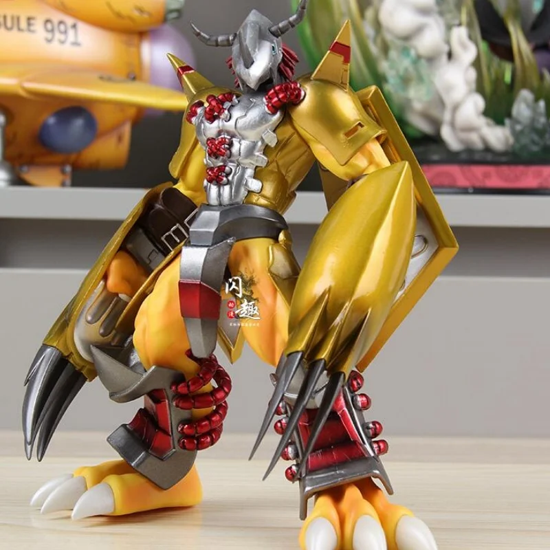 21cm digitale Monster Anime Figuren schwarz Krieg Greymon Action figur gk Digimon Abenteuer Figur PVC Raum dekoration Geschenk Kinder