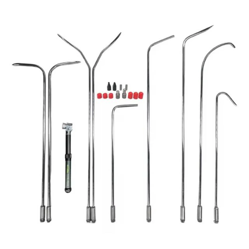 9 Pcs Quick Release Tool PDR Hook and Rod  Dent Repair Tools Whale Tail Special Shaped Hook