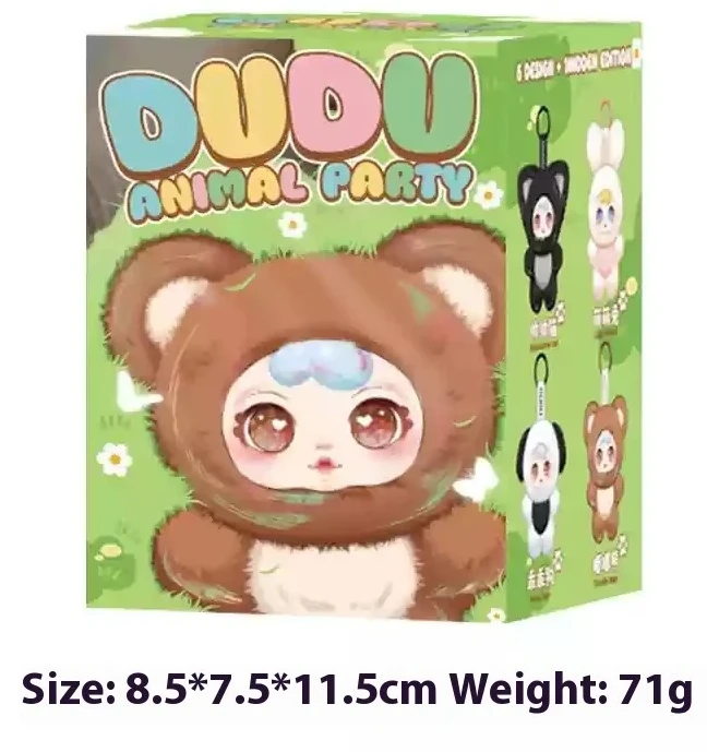 

Cute Cartoon Plush Blind Box Collectibles: Soft Stuffed Toy Figurines for Party Animal Decor and Gifts