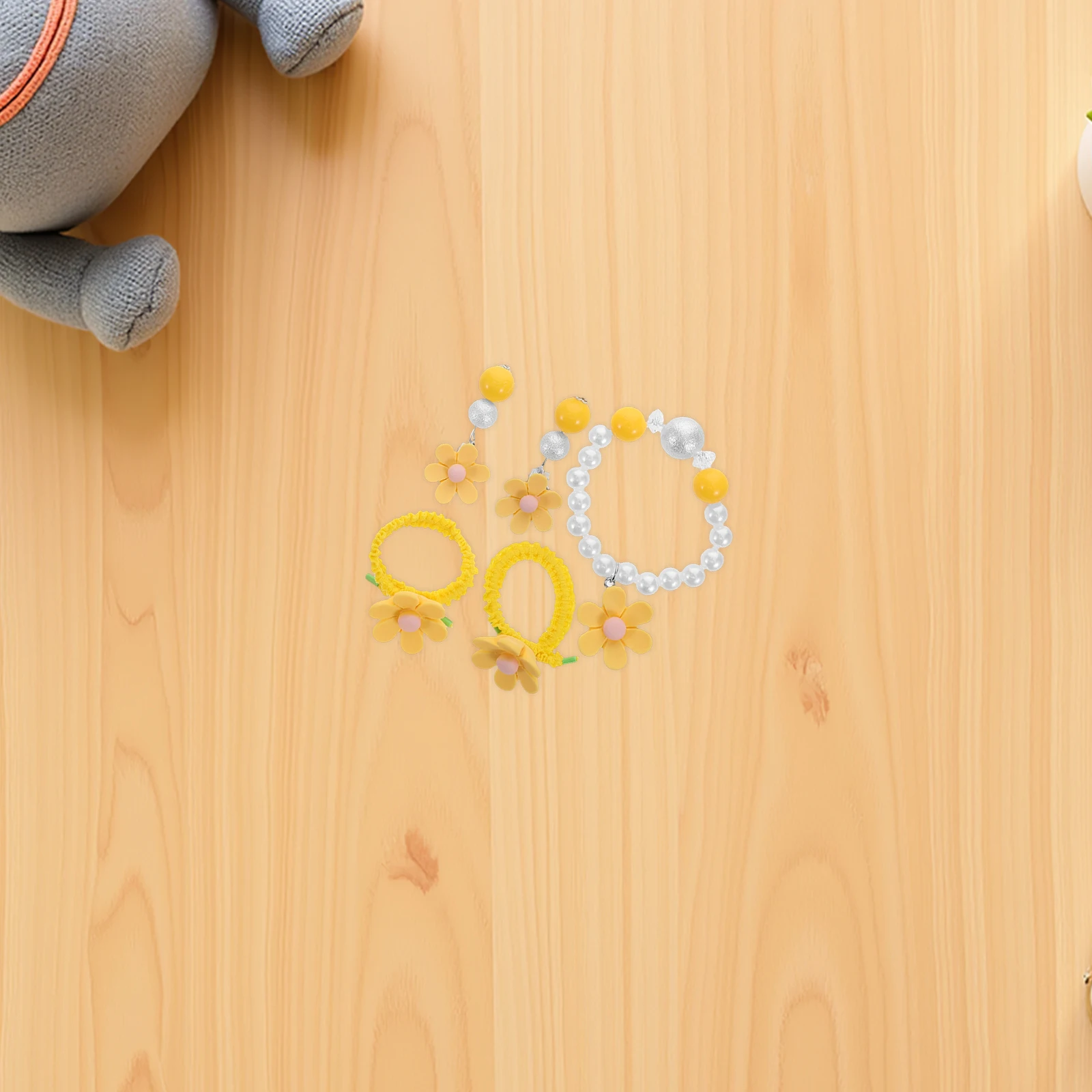 

's Bracelet Set Flower Jewelry Bracelets Wristband Childrens for Resin Jewellery Jewerly