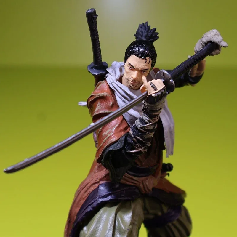 Sekiro الظلال يموت مرتين الذئب الشكل 20 سنتيمتر لعبة عمل التماثيل أنيمي GK تمثال PVC جمع نموذج حلية اللعب هدية للاعبين #2