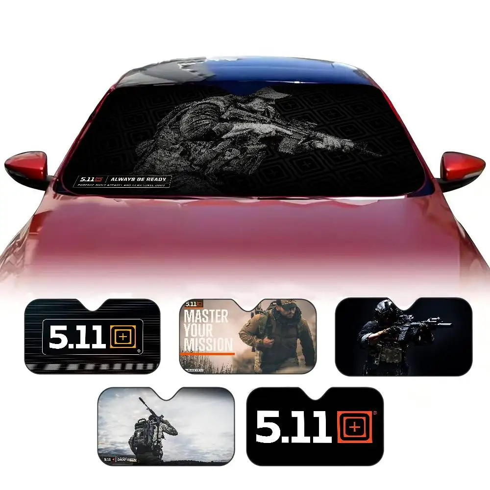 Fashion Brand 5-11 T-Tactical Car Windshield Sun Shade Foldable Car Front Covers Car Sunshade for Car Accessories Blocks Uv Rays