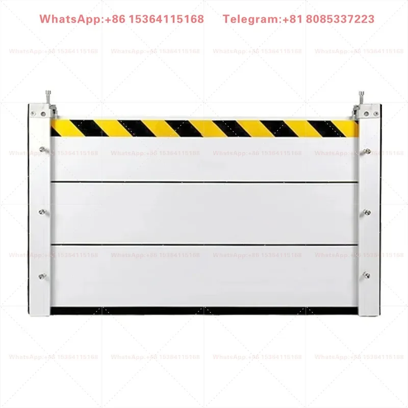 4FT High Aluminium Flood Protection Barrier Boxwall Modular Storm Water Gate Reusable Flood Control Anti-Flood Barrier Panel