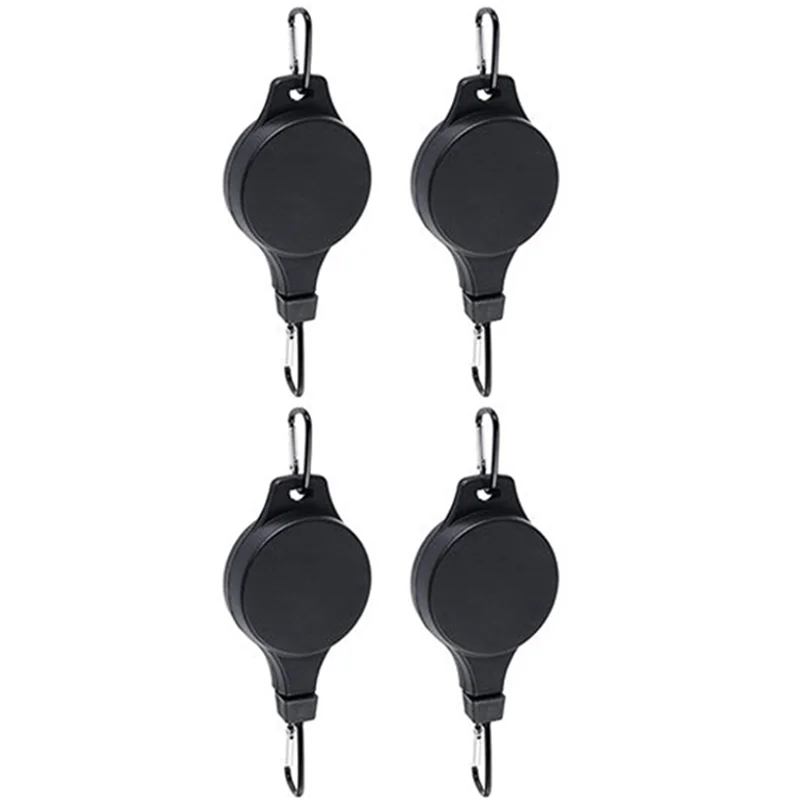

ABUP-Plant Pulley Retractable Hanger Plant Pulley Adjustable Height Wheel For Hanging Plants Indoor(4PCS)