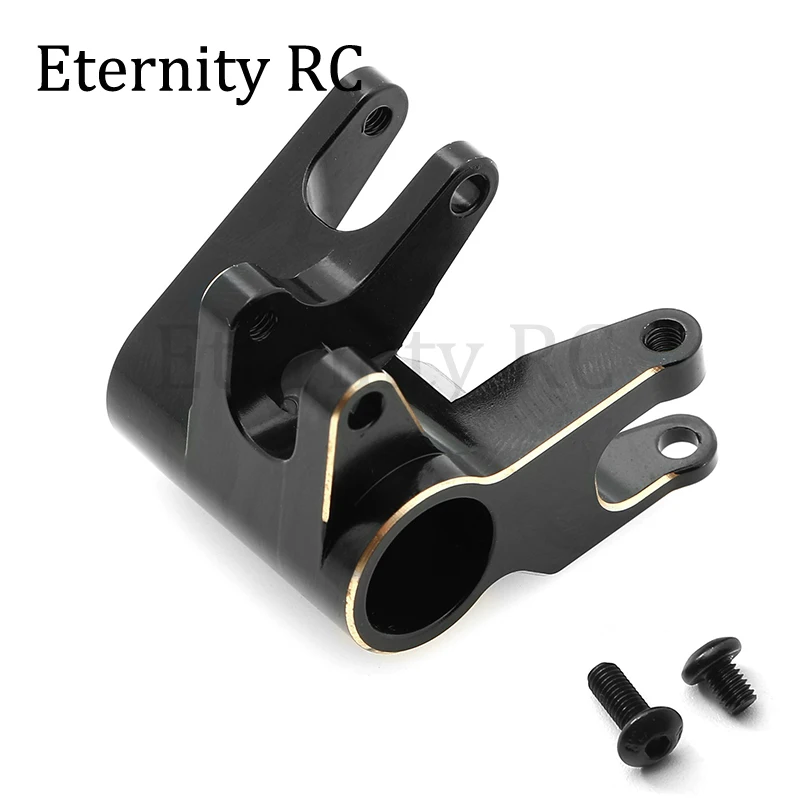 

Латунное крепление передней оси с черным покрытием, обновленная часть для осевого SCX10 pro, масштаб 1/10, радиоуправляемый гусеничный автомобильный аксессуар