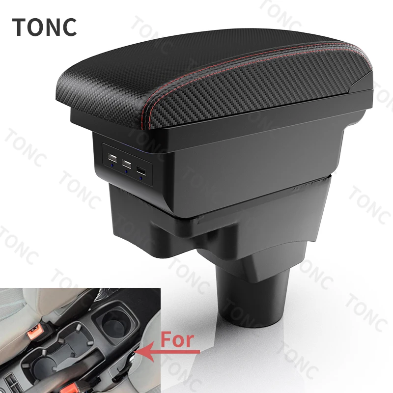 For Chevrolet Sonic Armrest For Chevrolet Aveo Armrest box Car Retrofit parts Interior Storage box Auto parts USB