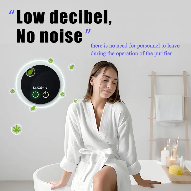 Toilet electronic deodorizer, compact and wall hanging, used for toilets, sewers, washbasins, zero consumables, silent operation