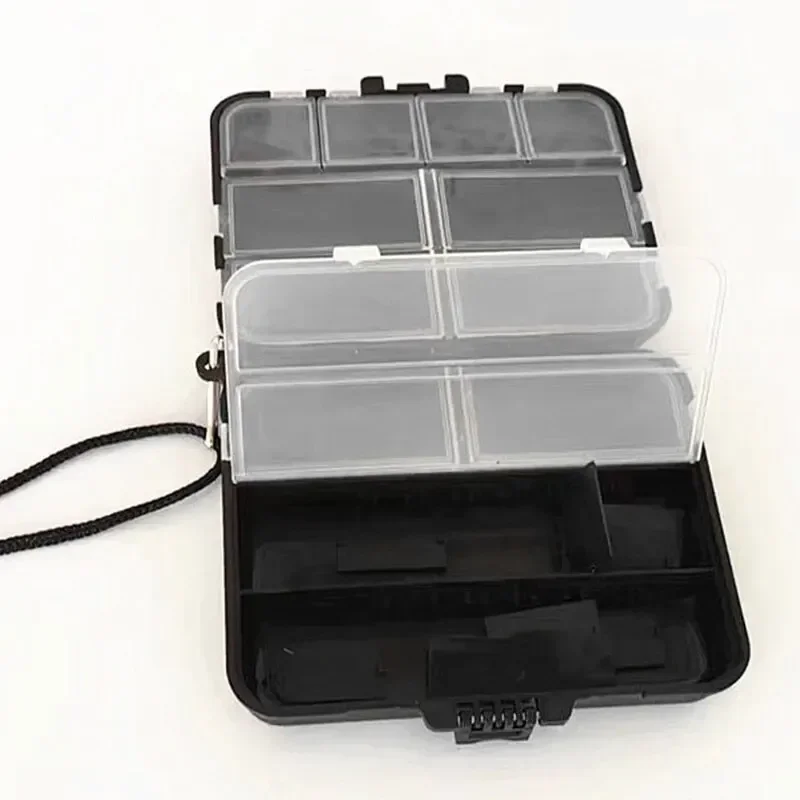Lead Head Luia Storage Box Fishing Accessories Box Fishing Parts Hook Storage Box with Hand Rope Fishing Gear Accessories image 4