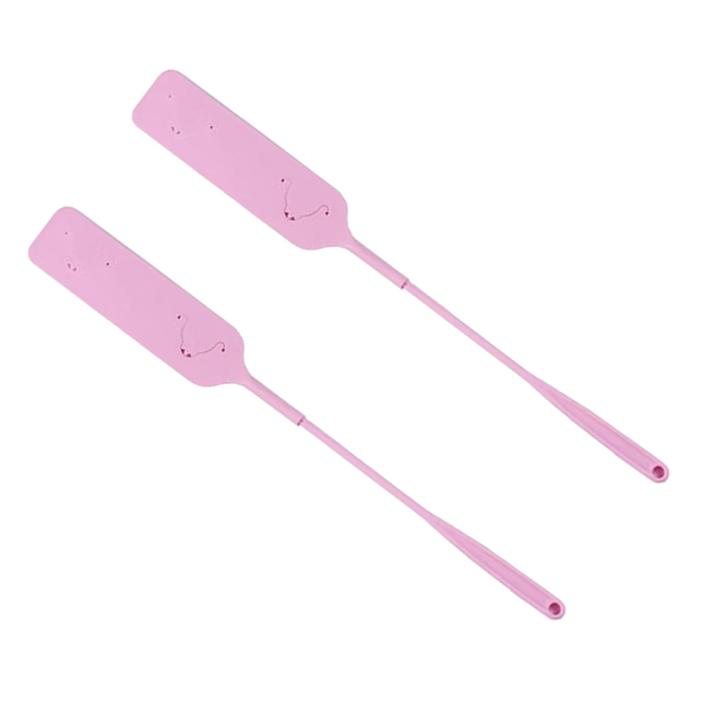 

2pcs Home Duster Dust Cleaning Brush Lightweight Plastic Nonwoven Sofa Bed Floor Gap Duster Simple Portable Pink For Home Use