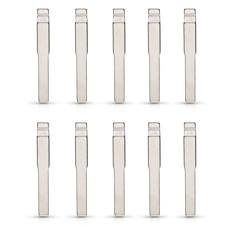 20Pcs Metal Uncut Flip KD Remote Car Key Blade HU101 No.38 KD Key Blade For Ford Fusion Focus Mondeo Land Rover Jaguar