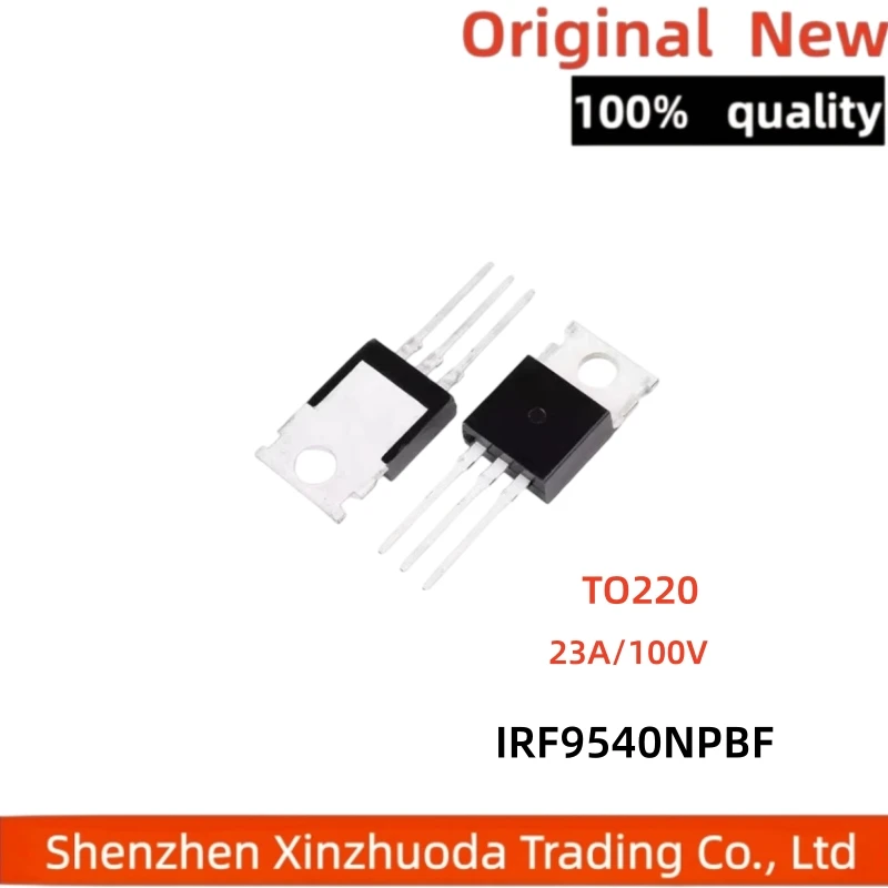 10 pieces of IRF9540NPBF IRF9540N MOS transistor with P-channel 23A/100V direct insertion TO220