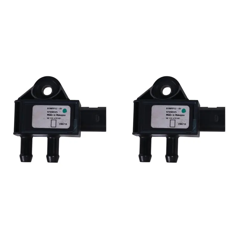 Well 2X 9812047080 Exhaust Pressure Sensor For 308 2008 Citroen C3 C4 Picasso Berlingo DS 13-19 81MPP12-01