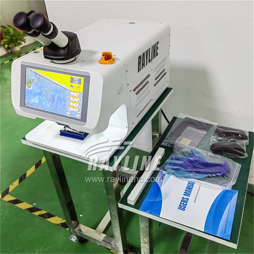 Built-in water chiller 200w 300w Eyeglasses dentures Laser Jewelry Welder Jewelry Repair Gold Silver Welding Soldering Lazer
