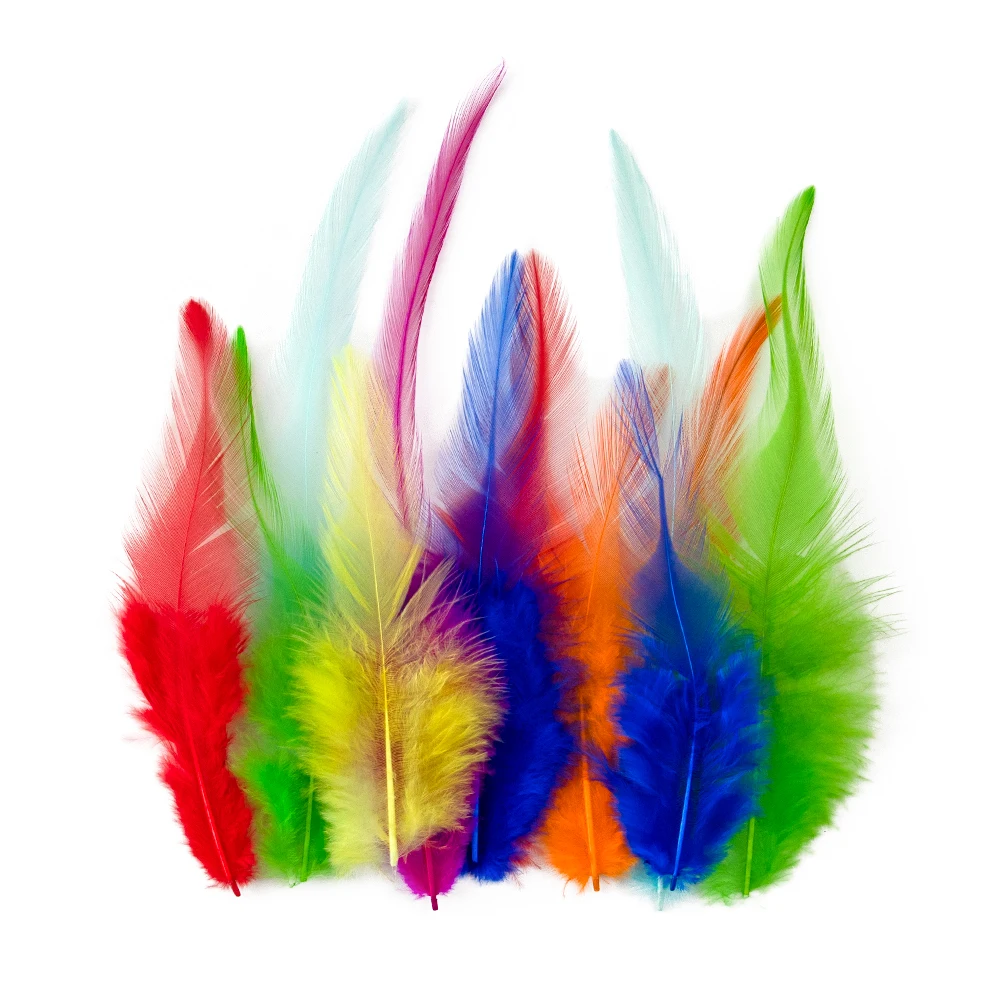 10-15cm Pretty Plumes Natural Rooster Feathers for Crafts Diy Softs Chicken Feather Jewelry Earring Plumas Decor Accessories