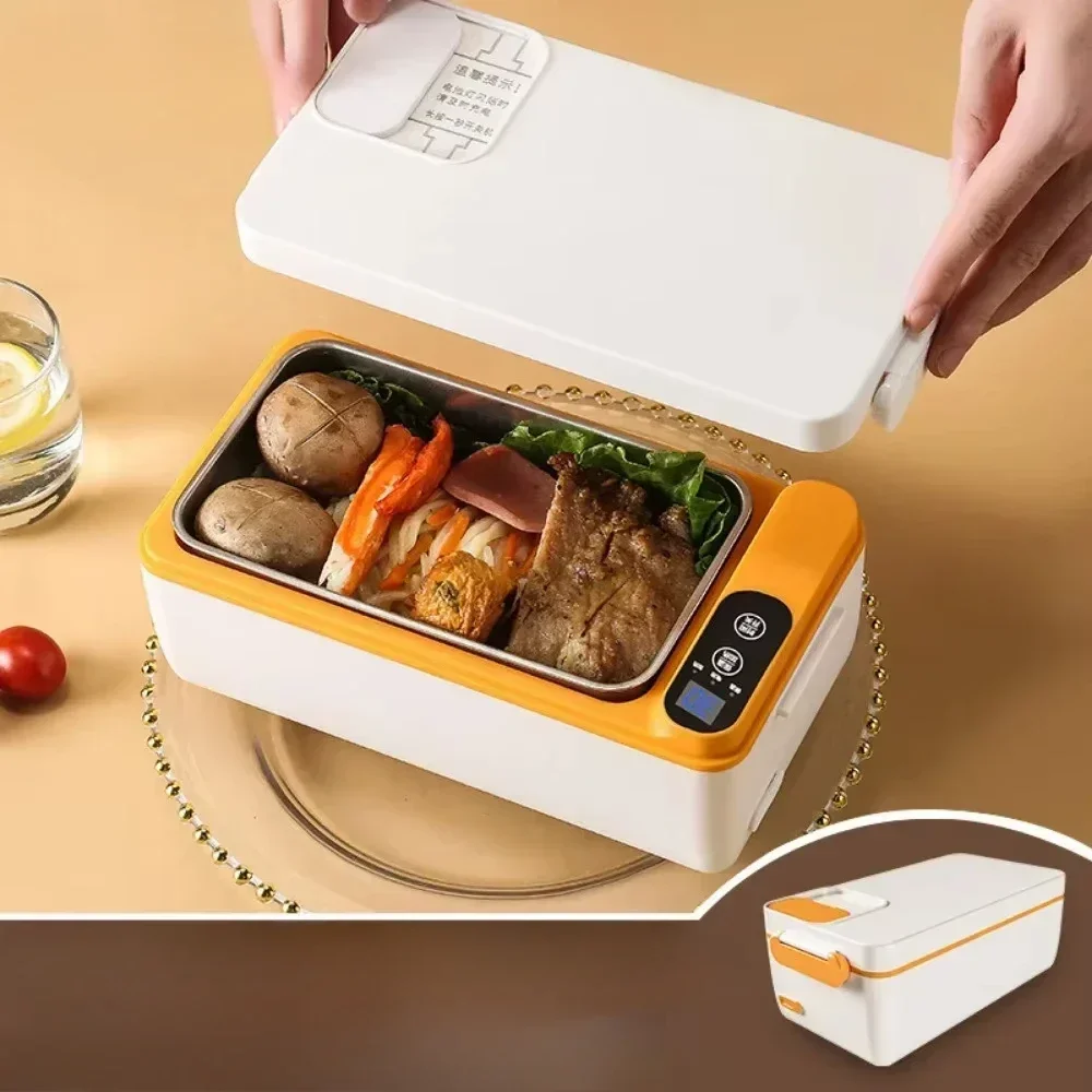 

Hot 1000ML Office Thermal Lunch Boxes, Portable Electric Lunch Boxes, Water Free Heating Bento Box, Stainless Steel Food Warmer