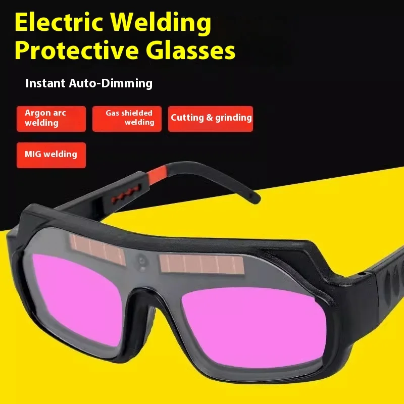 

Automatic Dimming Electric Welding Glasses Welder Burning Goggles Eye Mask To Protect Eye Glasses Against Strong Light