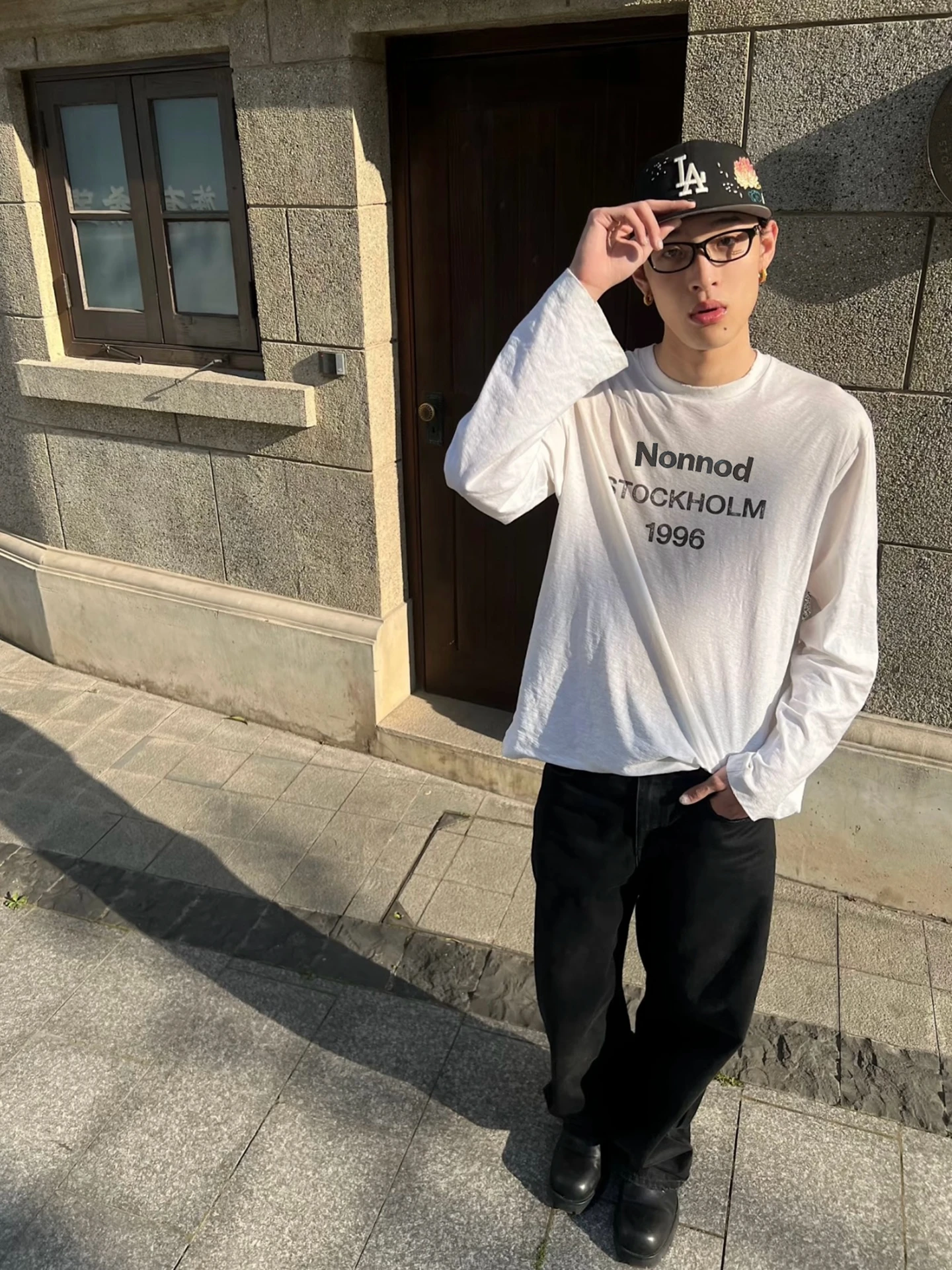 

Футболка Nonnod Long Sve из смесового хлопка и льна, свободного кроя, винтажный стиль, дышащая, легкая, удобная для повседневной носки