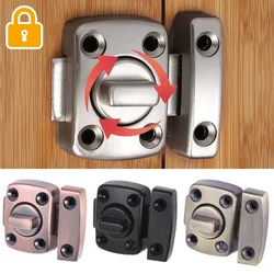 Zinc Alloy Home Security Latch Rotate Bolt Latch Gate Latches Door Slide Lock Twist Rotating Barrel Lock thicker bolt latch