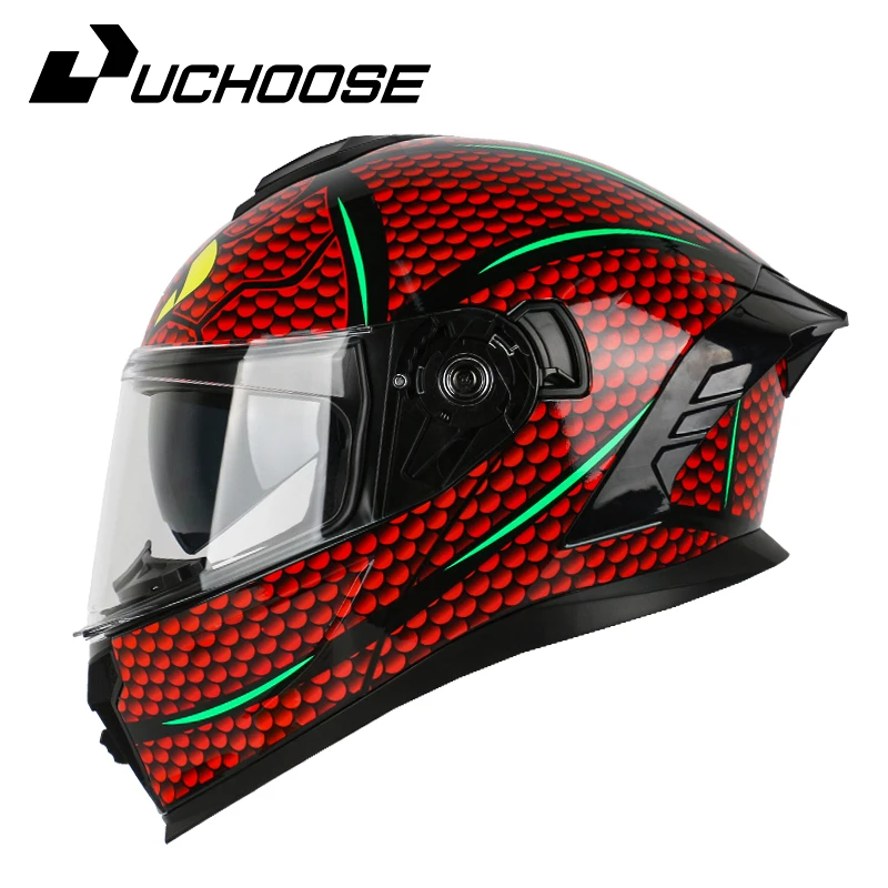 Casco moto apribile Casco integrale modulare con doppia lente Casco integrale approvato DOT di alta qualità Moto Cascos Motociclistas