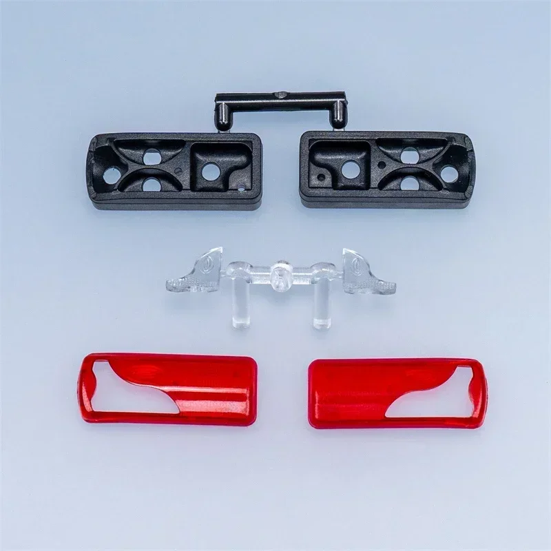 1 paar Simulatie Plastic Achterlicht Lamp Vel voor 1/14 Tamiya RC Truck Trailer Kipper MAN TGS TGX Auto Diy onderdelen