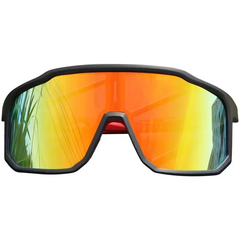 Gafas de sol con montura grande para hombre y mujer, lentes coloridas de visión nocturna, resistentes a los rayos UV, Duqiao