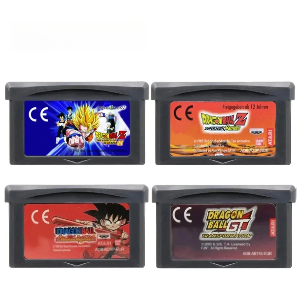 USA/EUR Dragon Ball GBA Game Cartridge 32-Bit Video Game Console Card Series Advanced Adventure Supersonic Warriors Buu's Fury