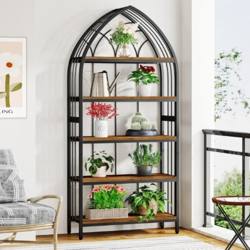 

Five-layer plant stand balcony simple flower stand living room display rack