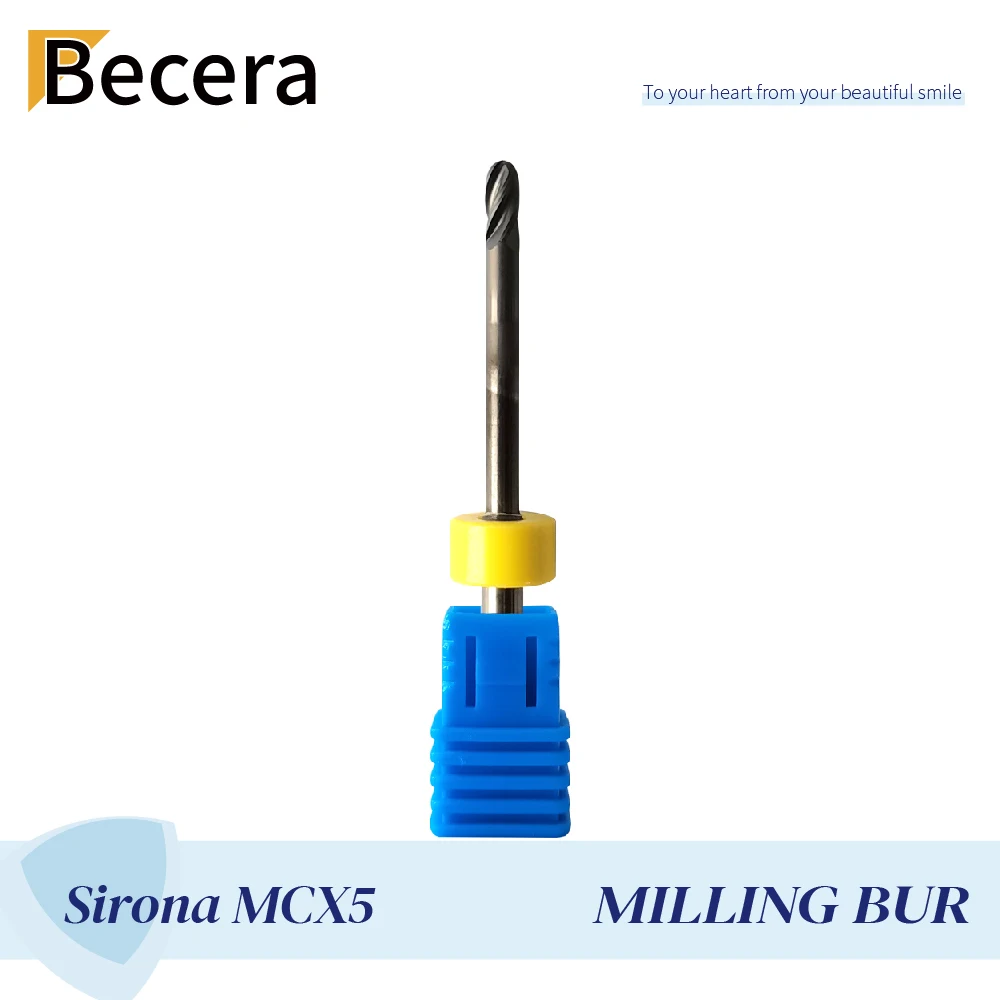 CAD CAM Milling Burs For Sirona MCX5 Cerec Drills Shank 3 MM Size 0.5 /1.0 /2.5 For Zirconia PMMA Dental Lab Equipment