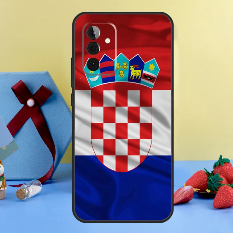 Croatia Coat Of Arms Flag Cover For Samsung Galaxy A53 A33 A23 A52 A32 A22 A12 A51 A71 A15 A25 A13 A14 A34 A54 Case