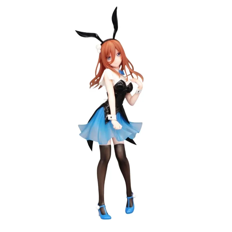 In Stock Genuine FuRyu Eiga Gotoubun No Hanayome Nakano Miku Trio-Try-iT Figure Bunny Ver Anime Cartoon Model Toys Garage Kit