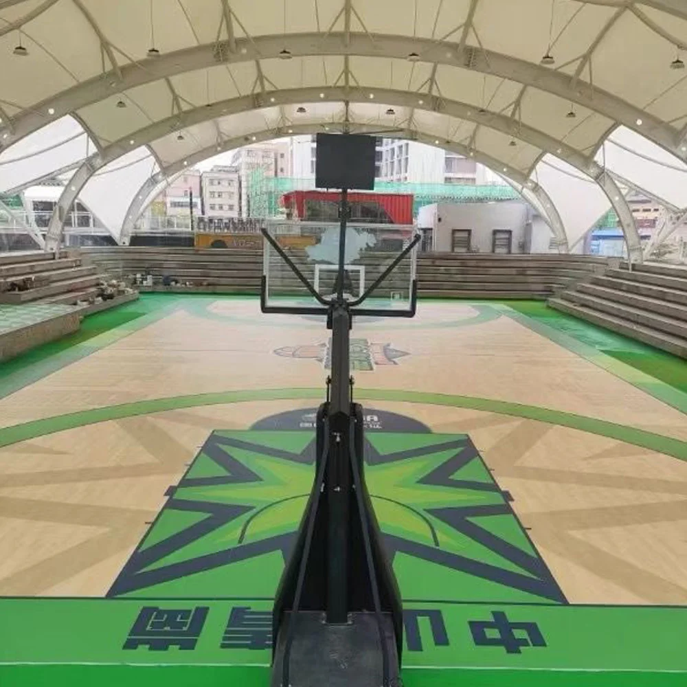 

Beable Custom Basketball Sport Court PVC Flooring Tailored To Suit Your Needs 4.5MM 6.0MM 8.0MM Thickness Colorful Floor