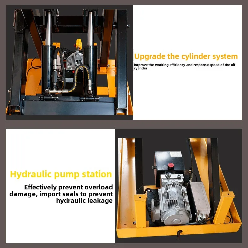 1-4 ton fixed electric lifting platform scissor hydraulic lifting table logistics loading and unloading lift